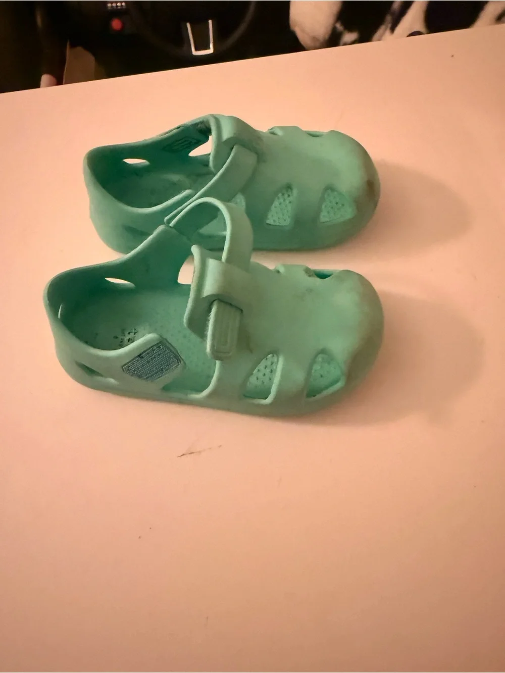 Ten Little Toddler Water Sandals Mint Green Size 8